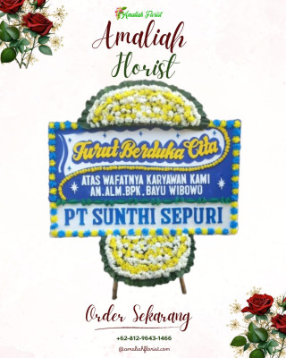 Papan Bunga Duka di Wano Barat