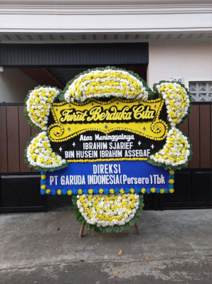 Papan Bunga Duka di Wano Barat